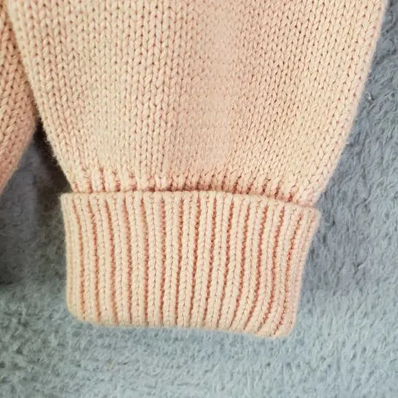 Polo Ralph Lauren Vtg Sweater Pullover Women’s Size S/M Knit Sherbet Peach - Picture 4 of 7
